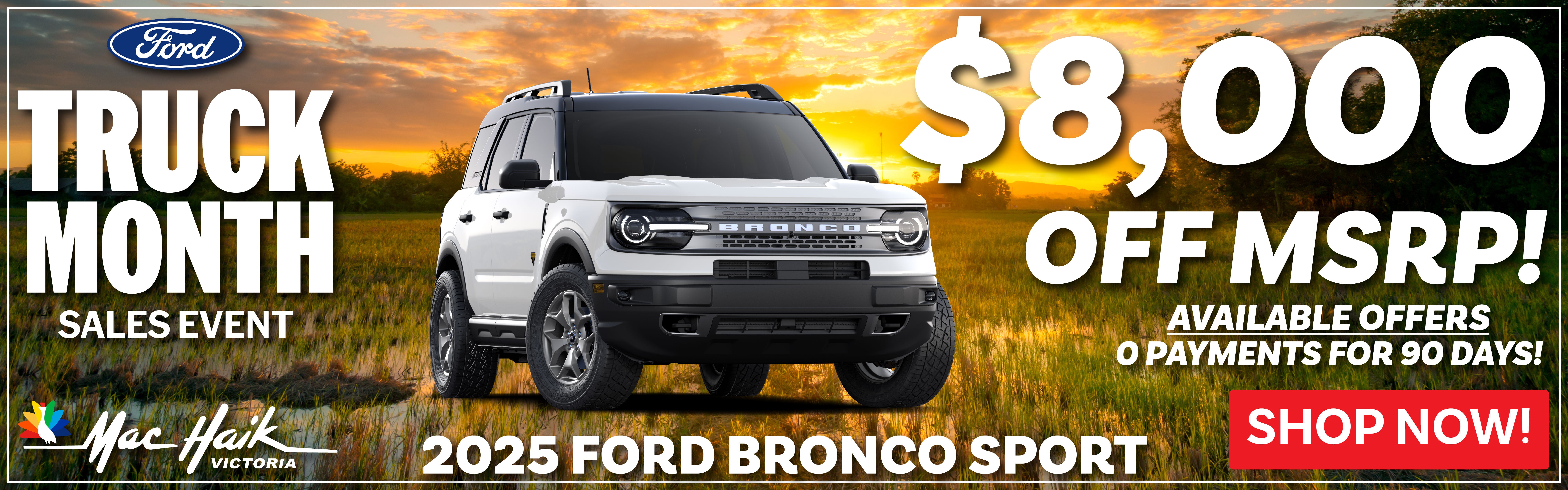 2025 Ford Bronco Sports